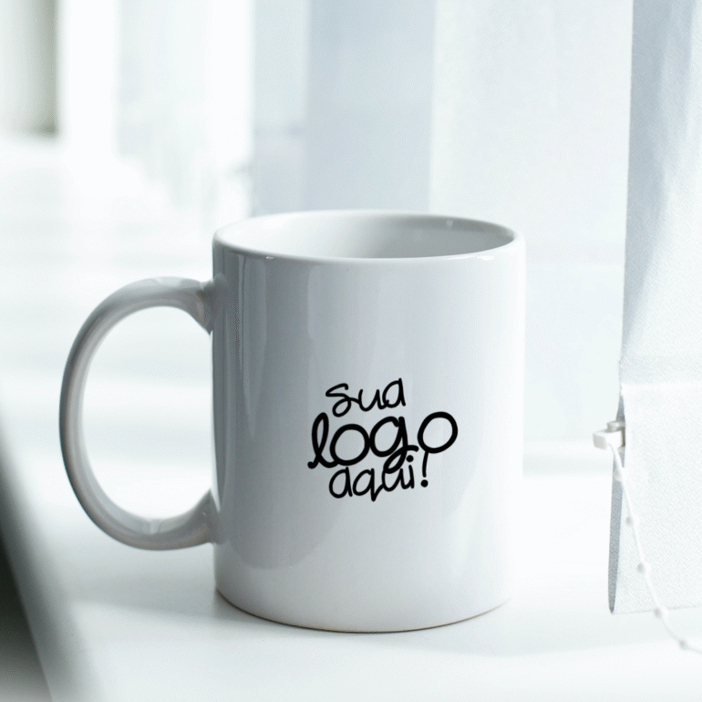 caneca com logotipo logomarca da empresa 2 – Lidi Brum Personalizados