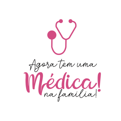 caneca formando frases medicina - agora tem uma medica na familia